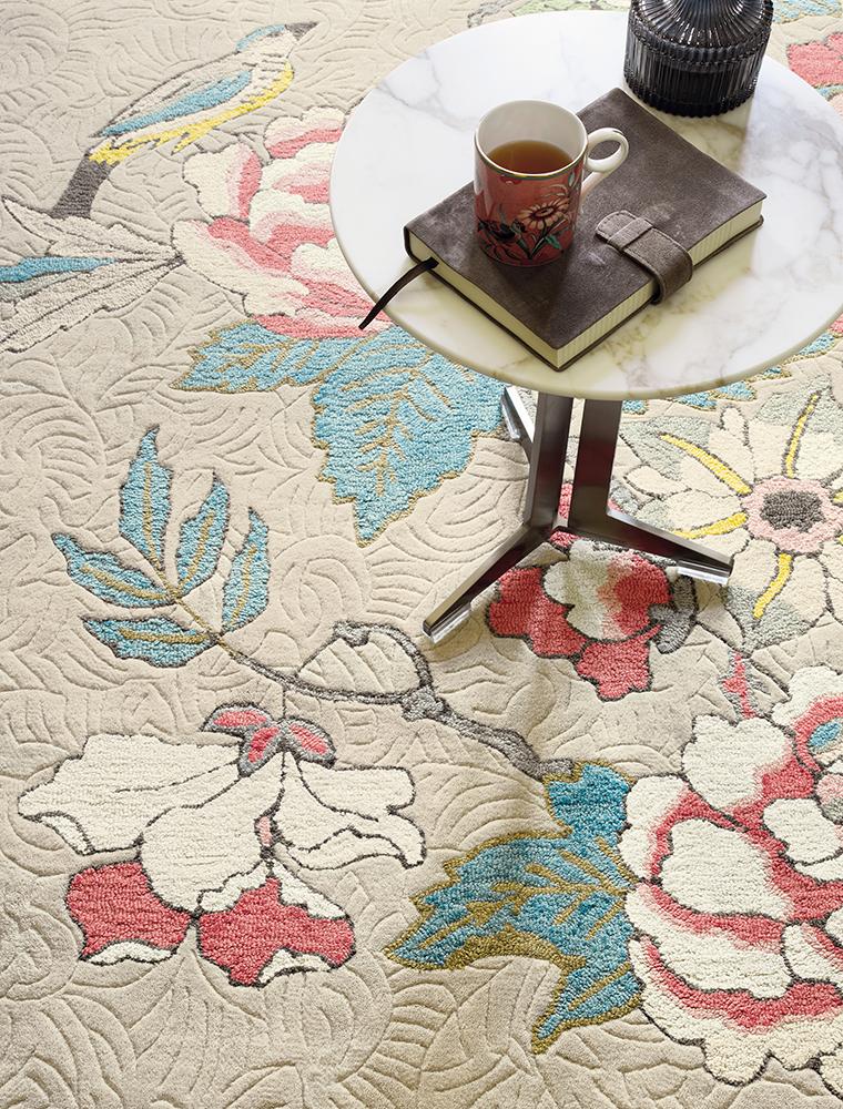 Wedgwood Paeonia Coral Rug 37902