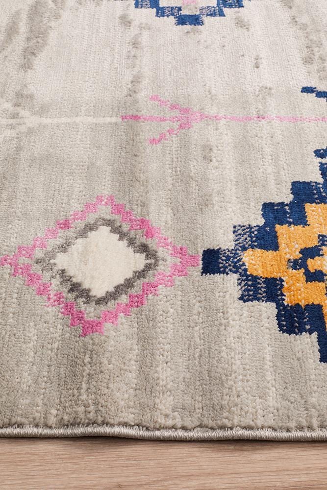 Zanzibar in Silver & Multicolor Rug