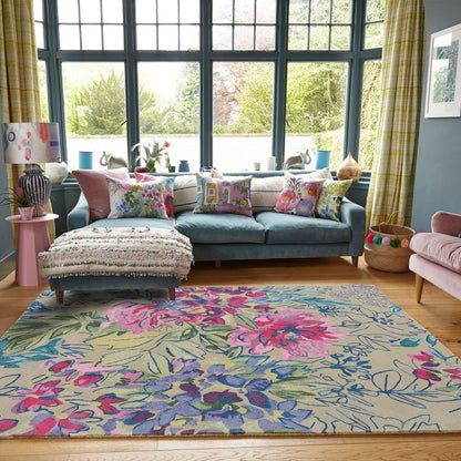 Bluebellgray Ines Jardin 19904 In Multi Coloured Rug