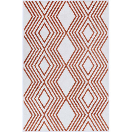 Primo Kudos Terracotta-Grey Rug