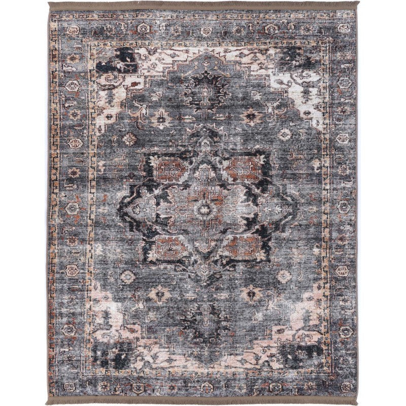 Zarina Motif Slate Rug