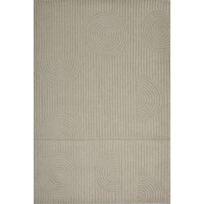 Zalia Halo Hand Tufted Rug Ivory