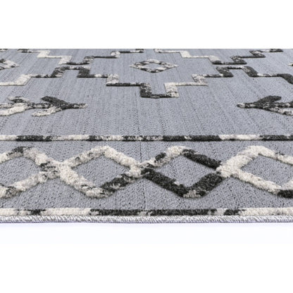 Archer Marrakech Rug Silver